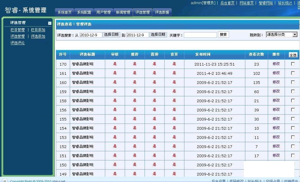 网络在线投票评选管理系统源码插图