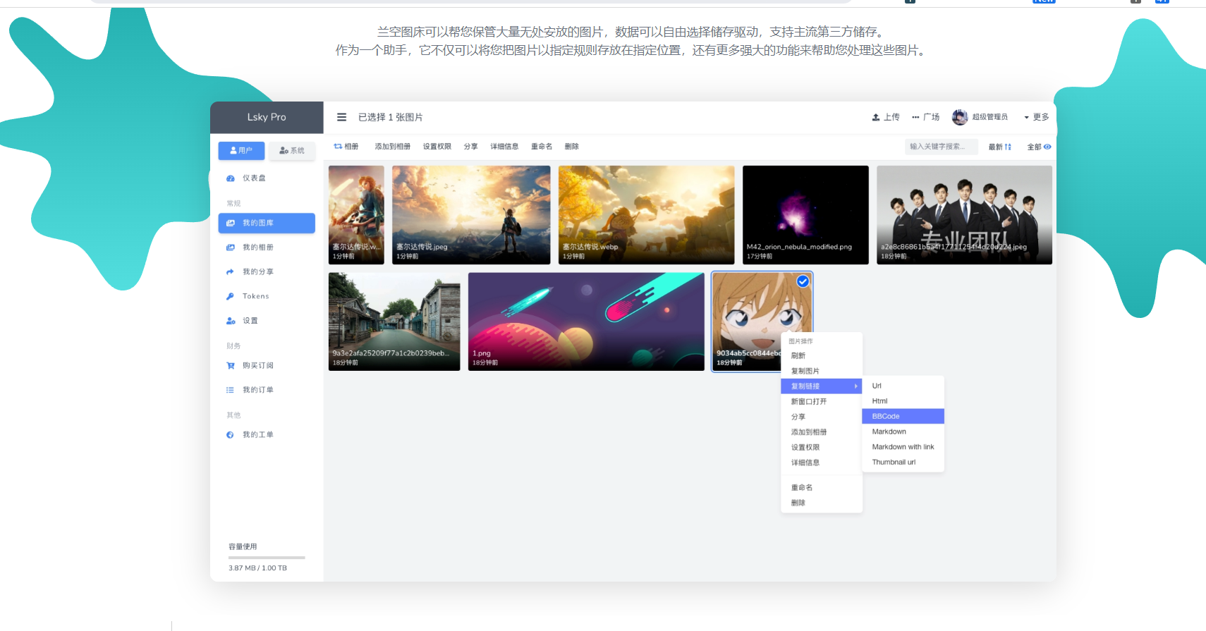 Lsky Pro 企业版兰空图床程序网站PHP源码插图