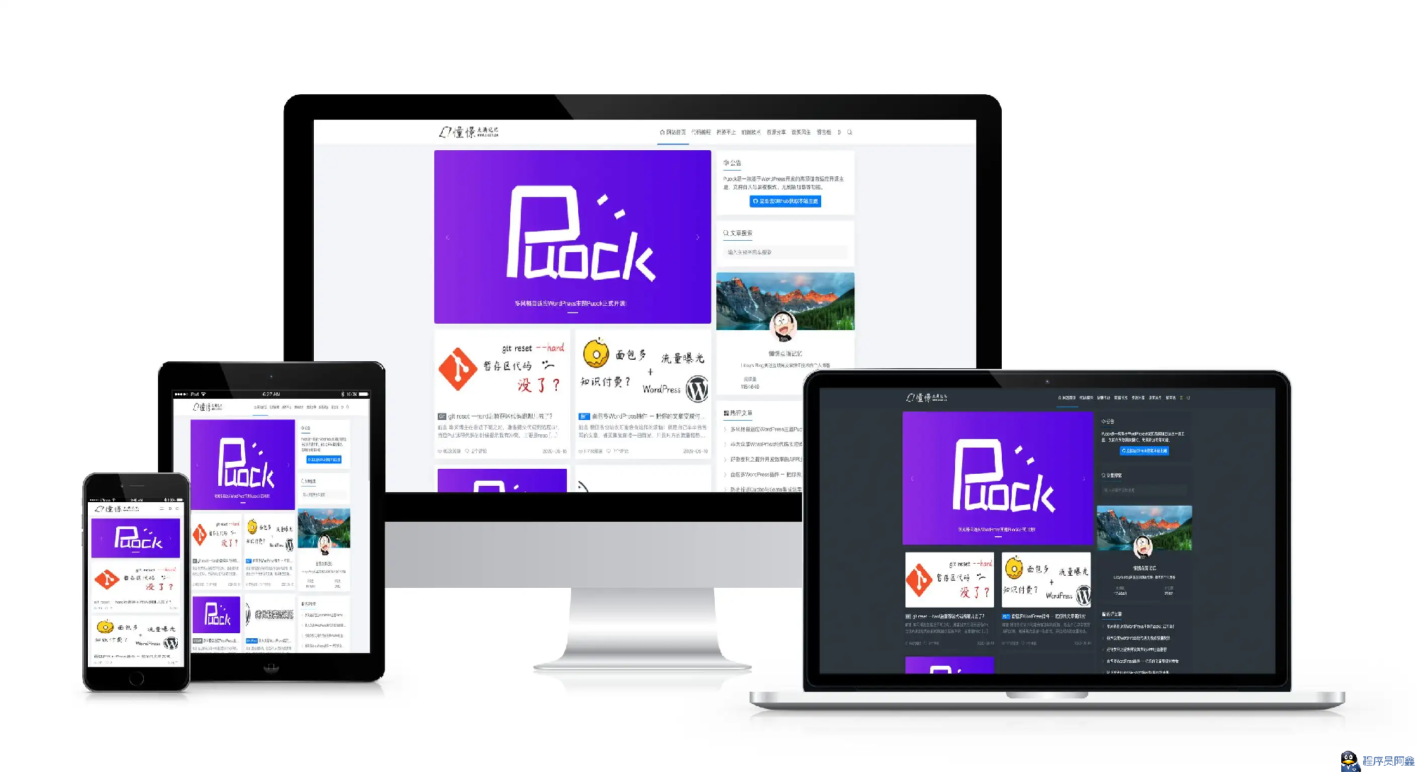 Puock基于WordPress开发的高颜值的自适应主题 支持白天与黑夜模式v2.8.4插图